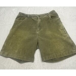 Allegheny Trail Shorts Womens Tagged Size 14 Brown/Green Corduroy